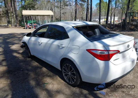 2014 Toyota Corolla S Plus z USA, uszkodzony, nr VIN 2T1BURHE7EC099124